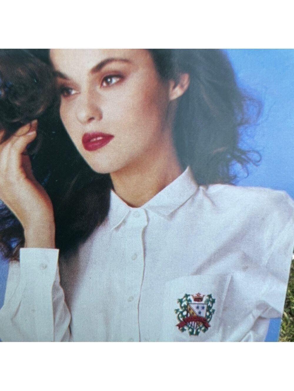 Vintage 80s New Gitano Button Down 1989 80s Long Sleeve Cottage Core Shirt Top